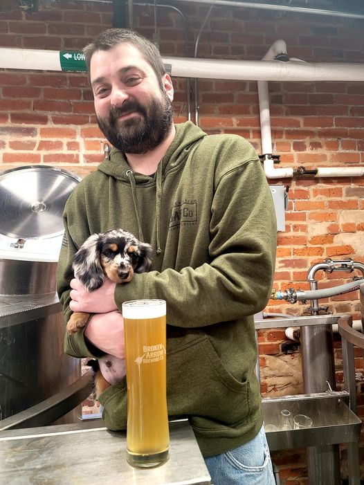 Jarrod Major is taking a break from brewing today to pour you some beer. Come do