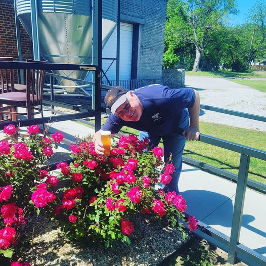 Don’t forget to stop and smell the roses. The weather is amazing and the beer is