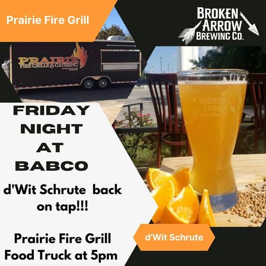 Update: Unfortunately Prarie Fire Grill  will be unable to be here tonight. You