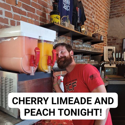 Come see Cody for some awesome beer and fresh Slushies! Mix the two for a Broken