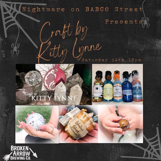 We are happy to welcome Craft by Kitty Lynne to our halloween event Nightmare on