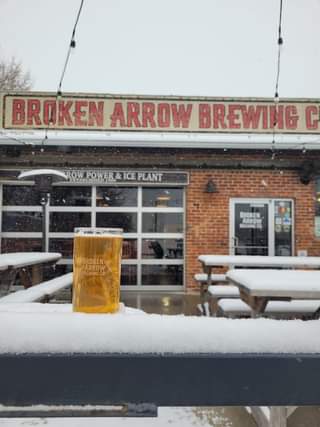 There’s only one way to warm yourself up on a day like today: beer! Swing by, gr