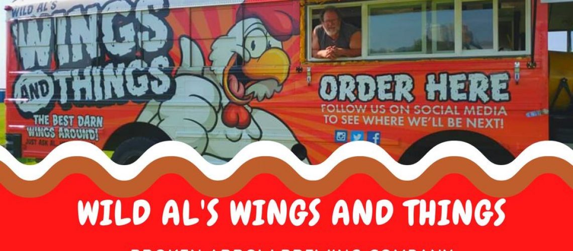 Wild Al is in the house at 5pm serving up Wings and Things!