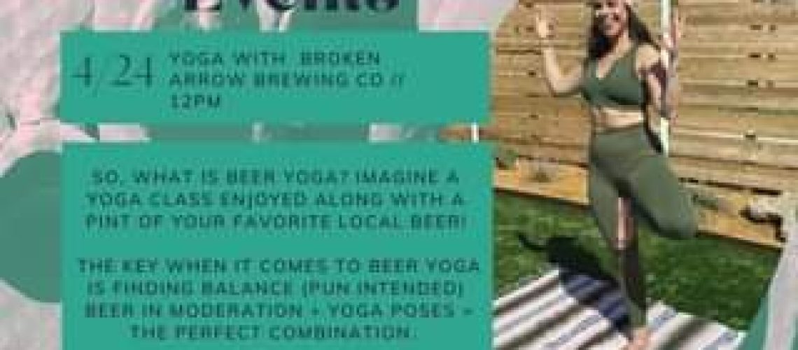 Also this Sunday we’re excited to host @high_vibrations_coaching and beer yoga a